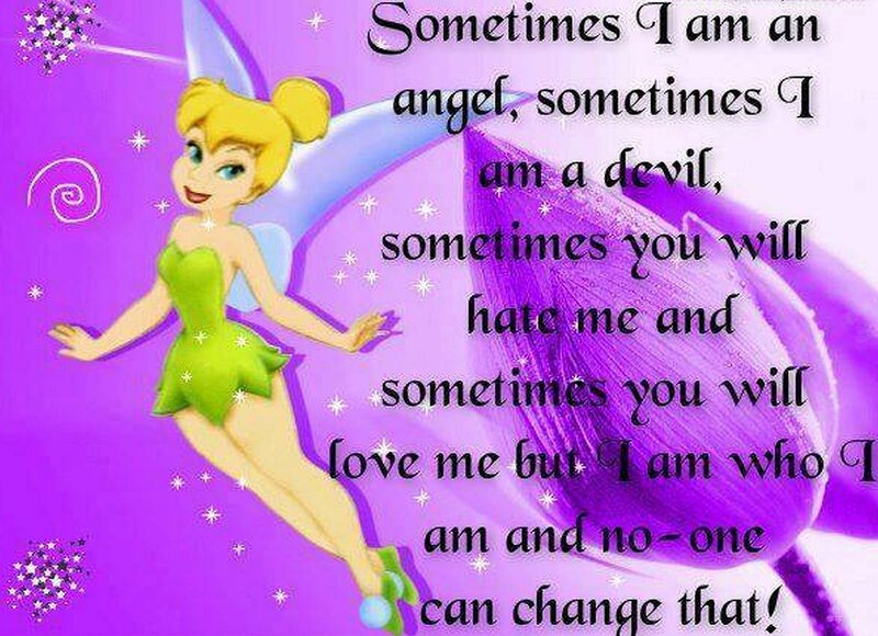 Tinker Bell Character — Purple, Whimsical