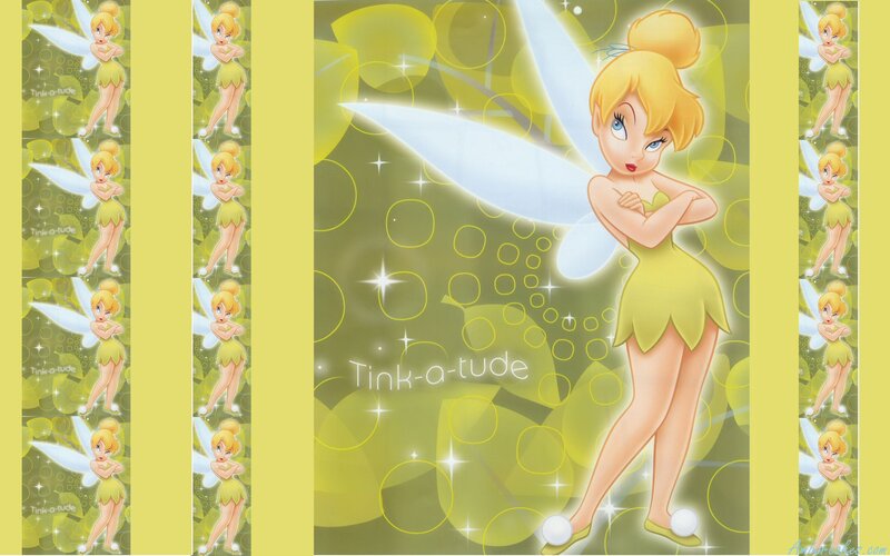 Tinker Bell Character — Yellow, Playful