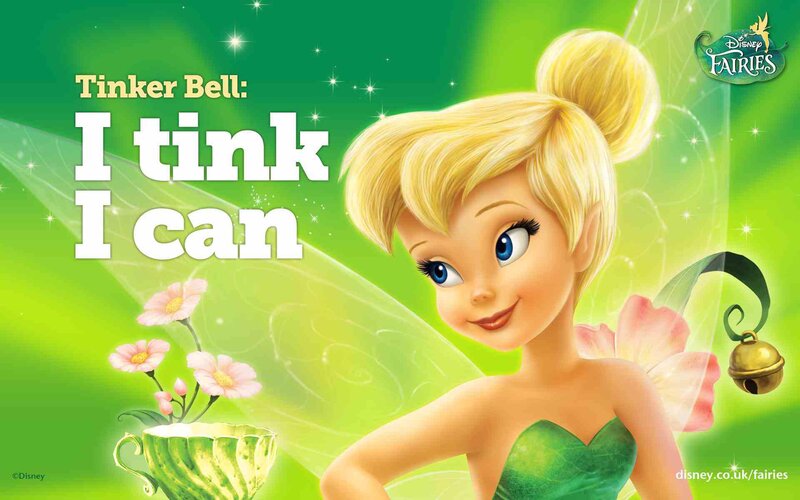 Tinker Bell Fairy — Green, Cheerful