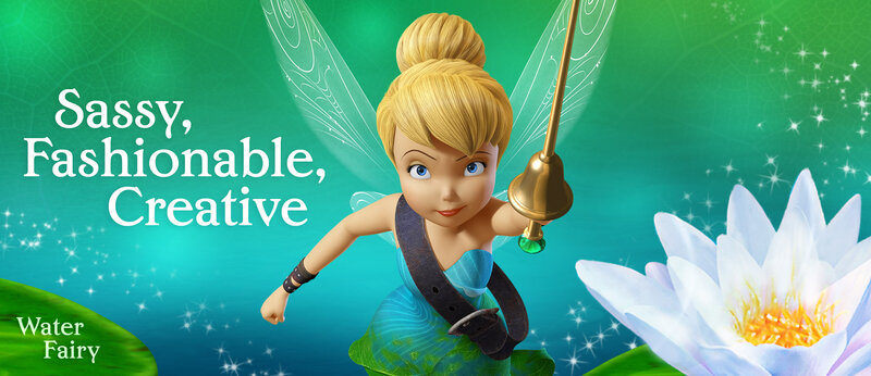 Tinker Bell Fairy — Green, Magical, Digital Art