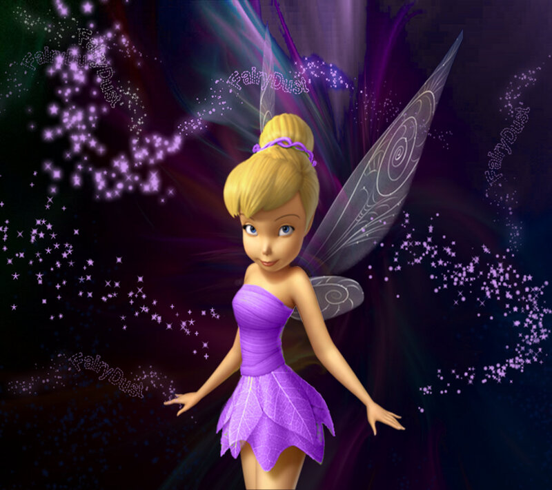 Tinker Bell Fairy — Purple, Magical, Night