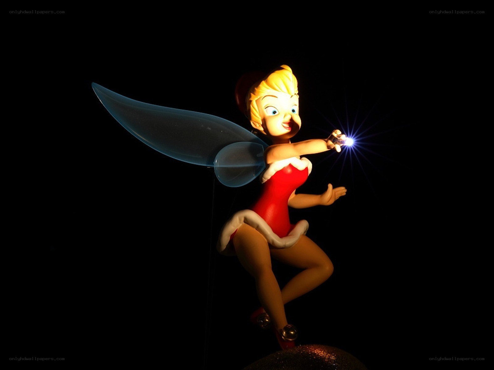 Tinker Bell figurine with wand