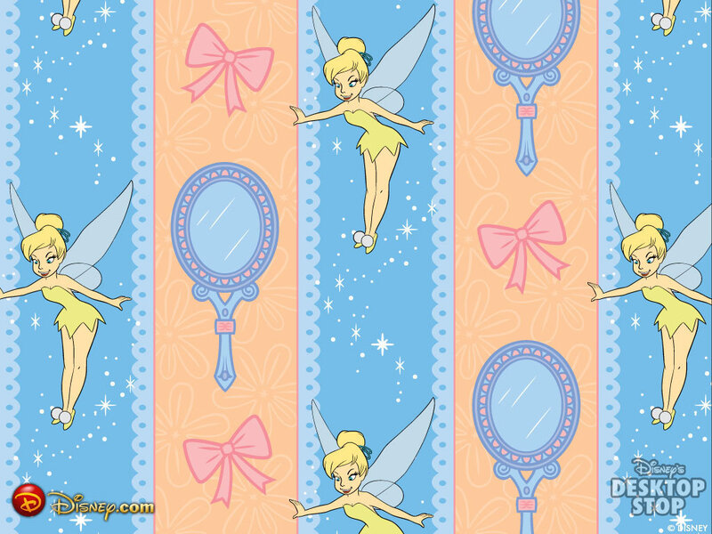 Tinker Bell Flying — Blue, Whimsical
