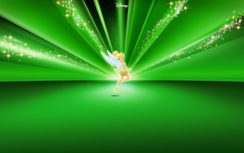 Tinker Bell Flying — Green, Magical