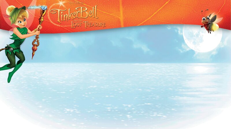 Tinker Bell Flying — Green, Whimsical