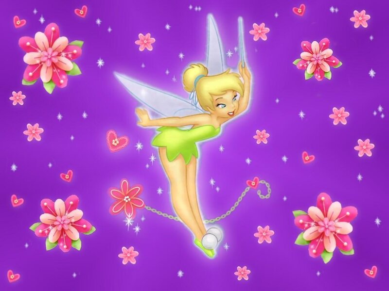 Tinker Bell Flying — Purple, Magical