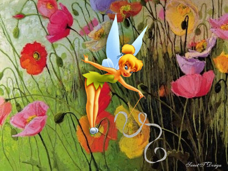 Tinker Bell in Flowers
