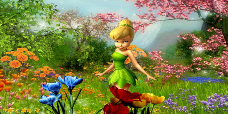 Tinker Bell in Garden