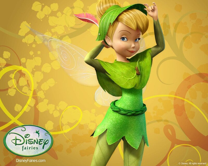 Tinker Bell in green outfit