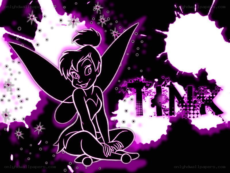 Tinker Bell neon art