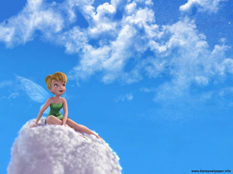 Tinker Bell on a Cloud