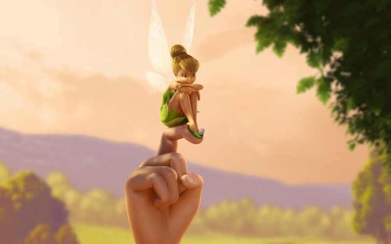 Tinker Bell on a Finger