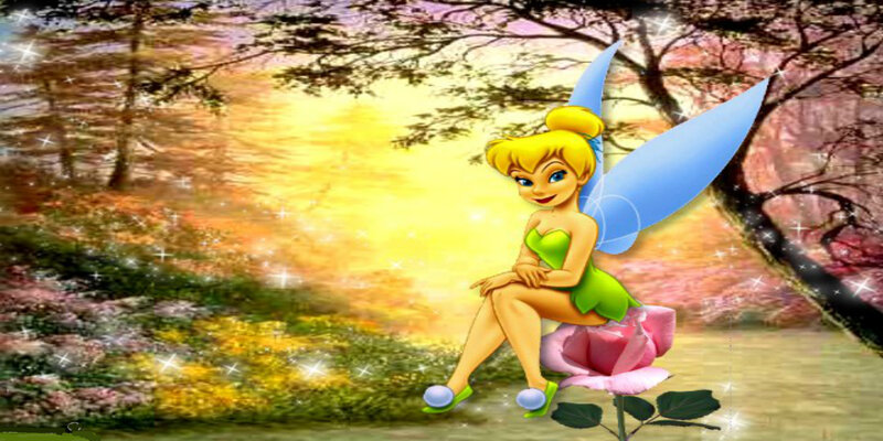 Tinker Bell on a Rose