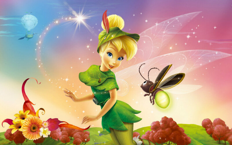 Tinker Bell with Firefly — Green, Magical