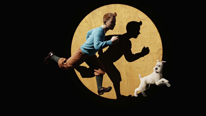 Tintin and Snowy running