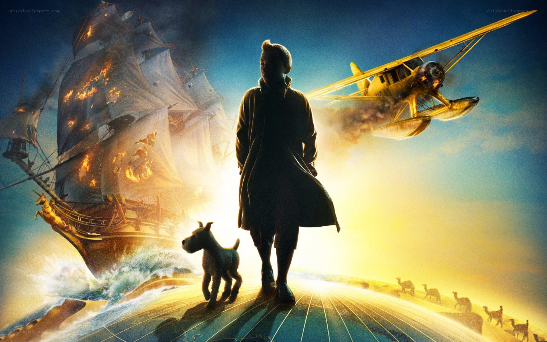 Tintin and the adventure