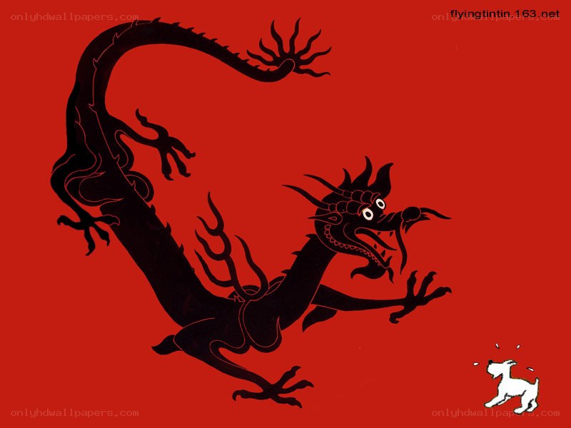 Tintin and the Chinese dragon