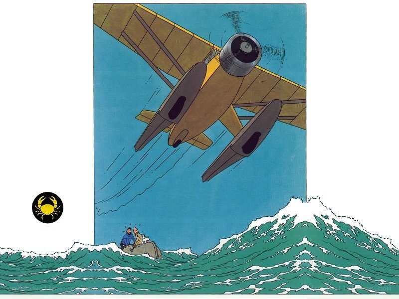 Tintin and the Crab