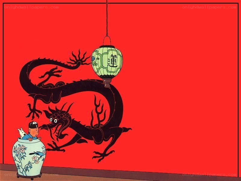 Tintin and the Dragon