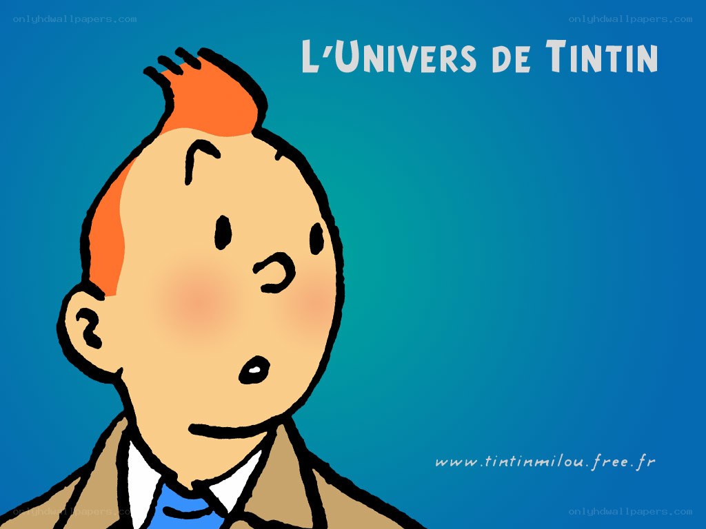 Tintin character illustration