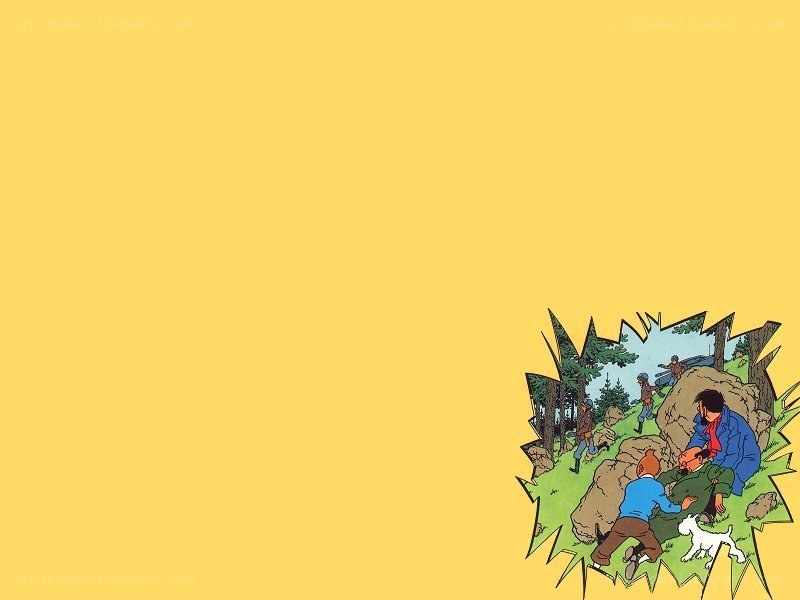 Tintin in the forest