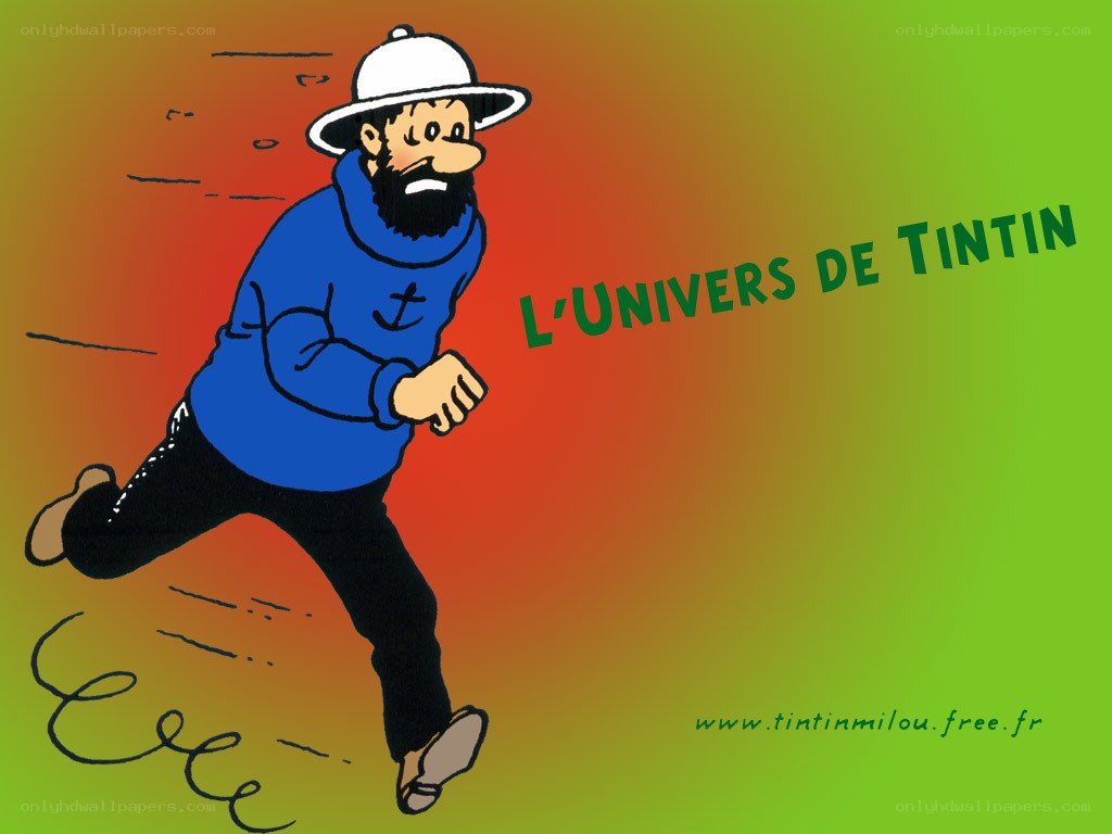 Tintin's universe wallpaper