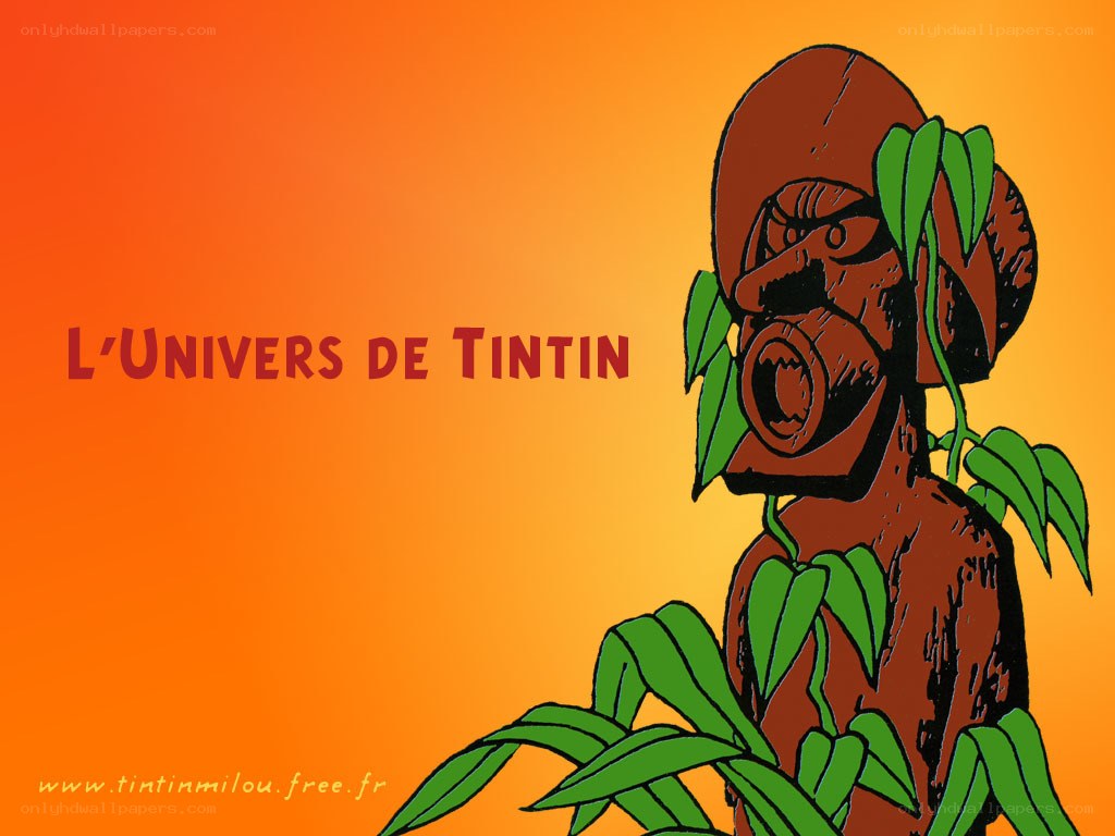 Tintin universe artwork