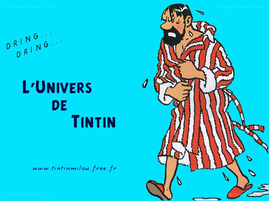 Tintin universe illustration