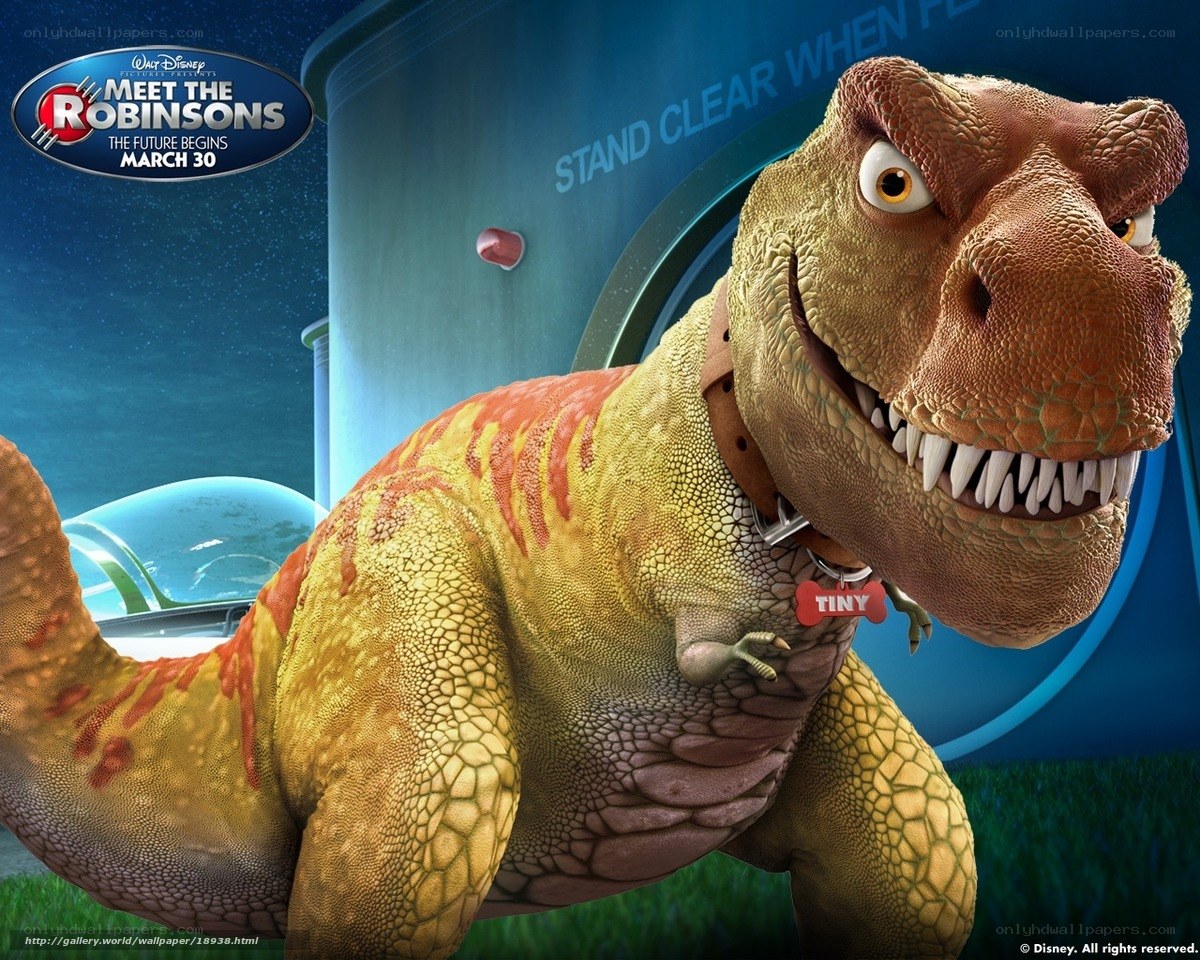 Tiny the dinosaur from Meet the Robinsons