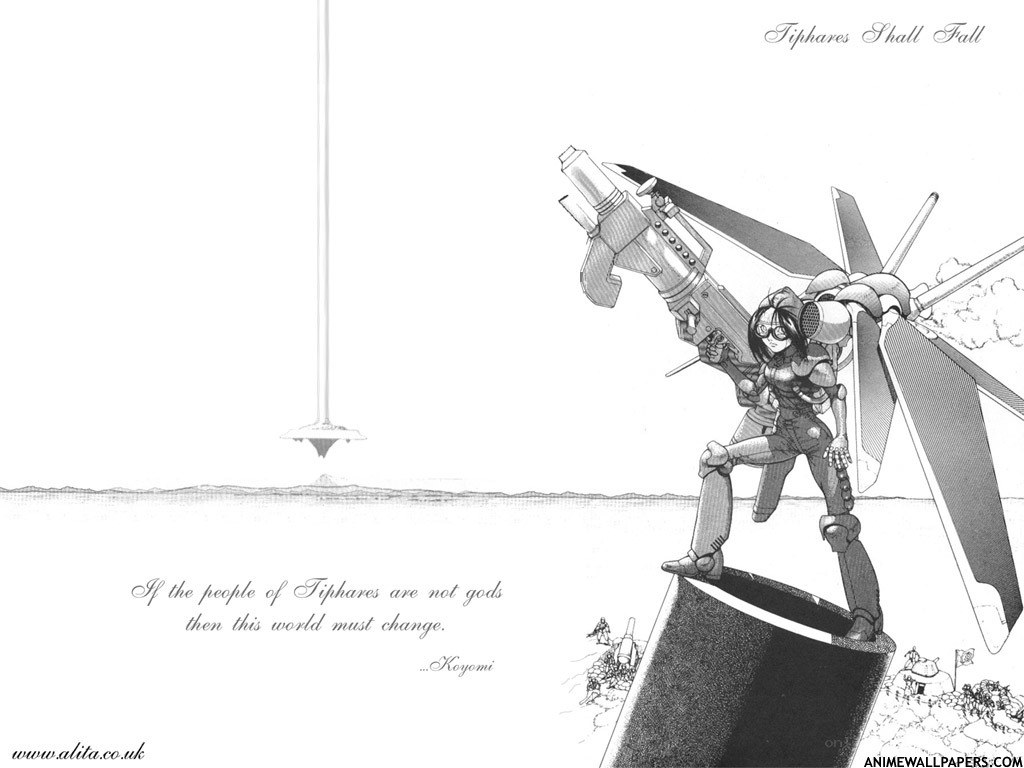 Tipharean warrior with giant gun