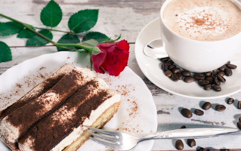Tiramisu and Coffee