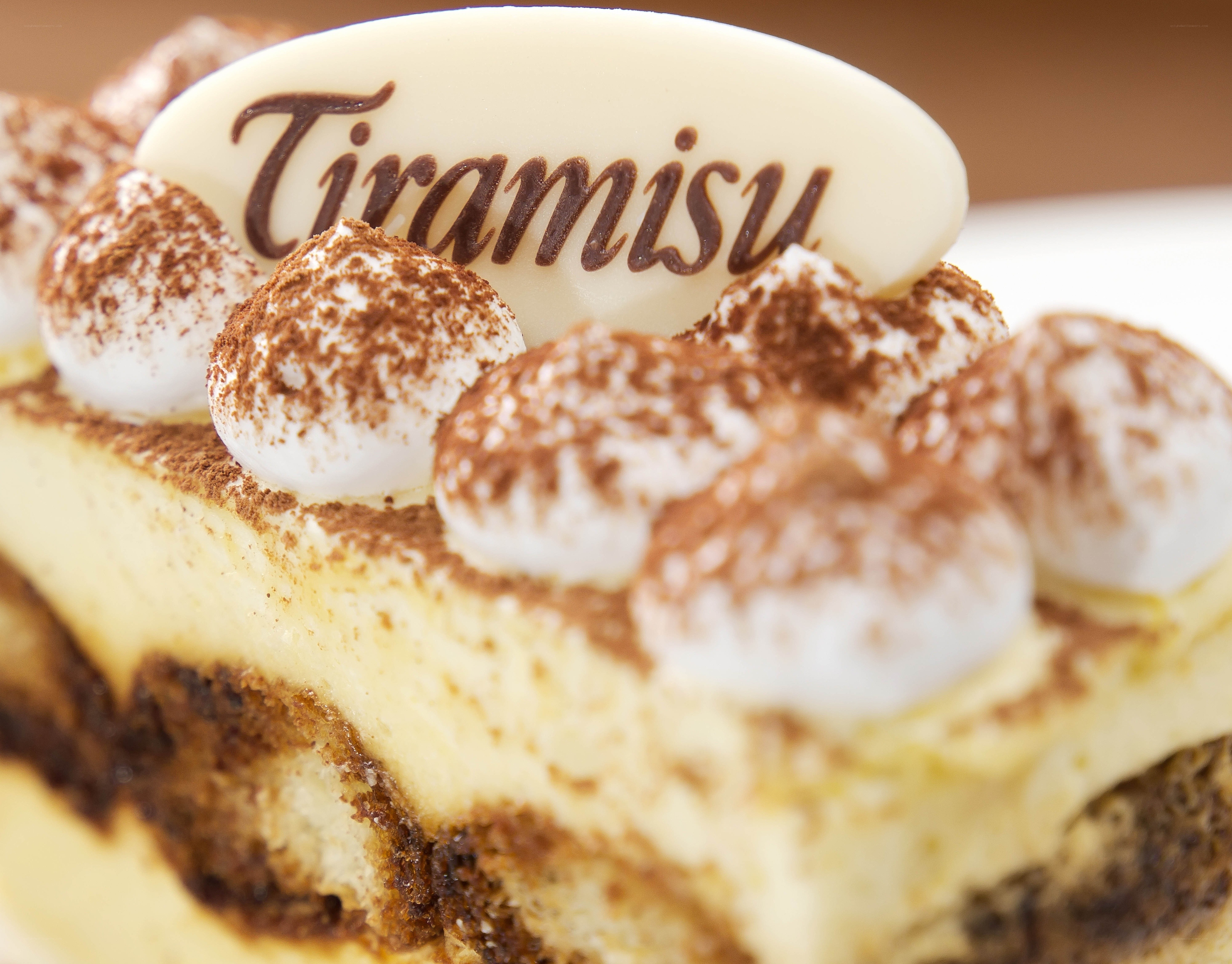 Tiramisu dessert slice