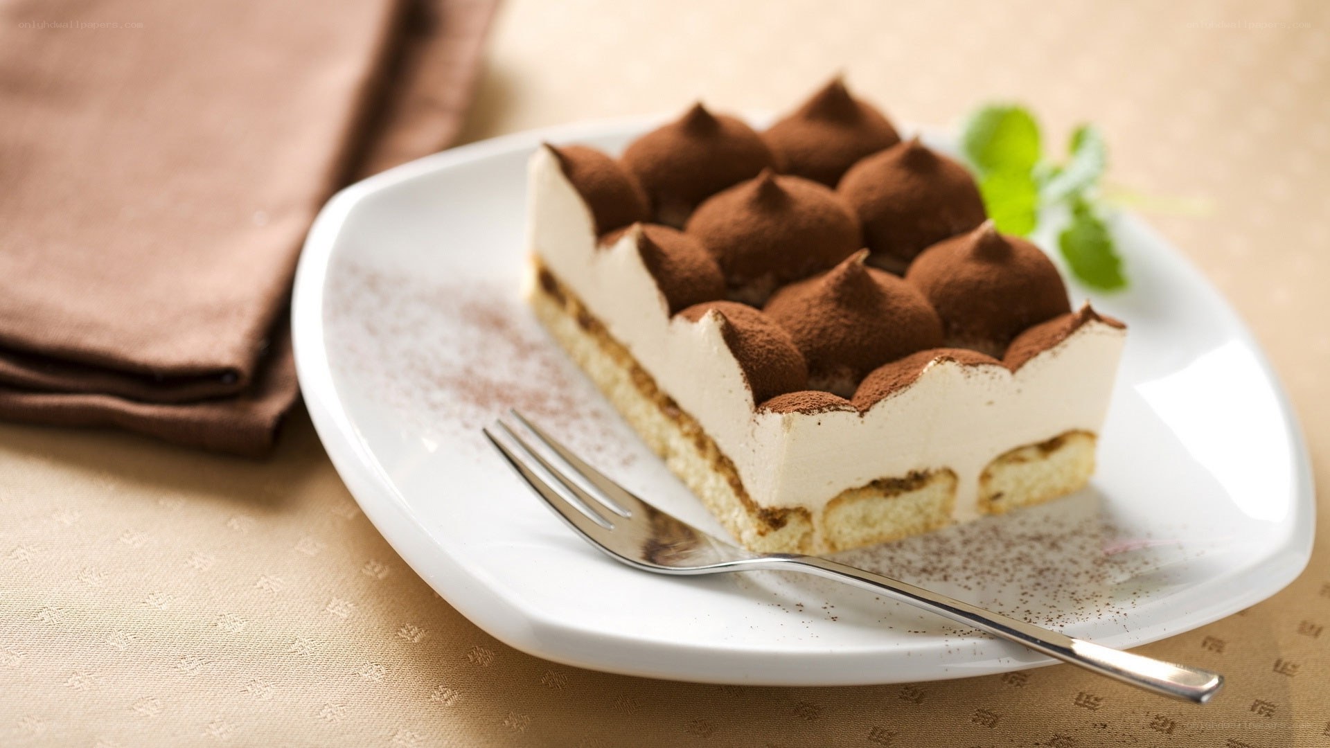 Tiramisu dessert slice