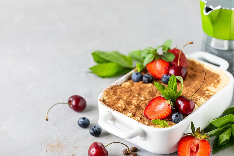 Tiramisu with Berries