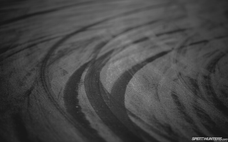 tire marks on asphalt
