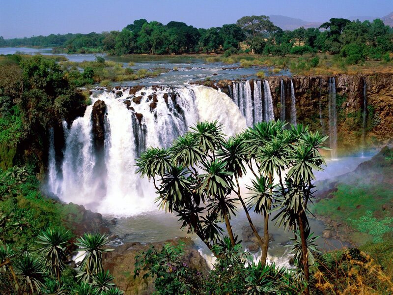 Tis Abay waterfall in Ethiopia