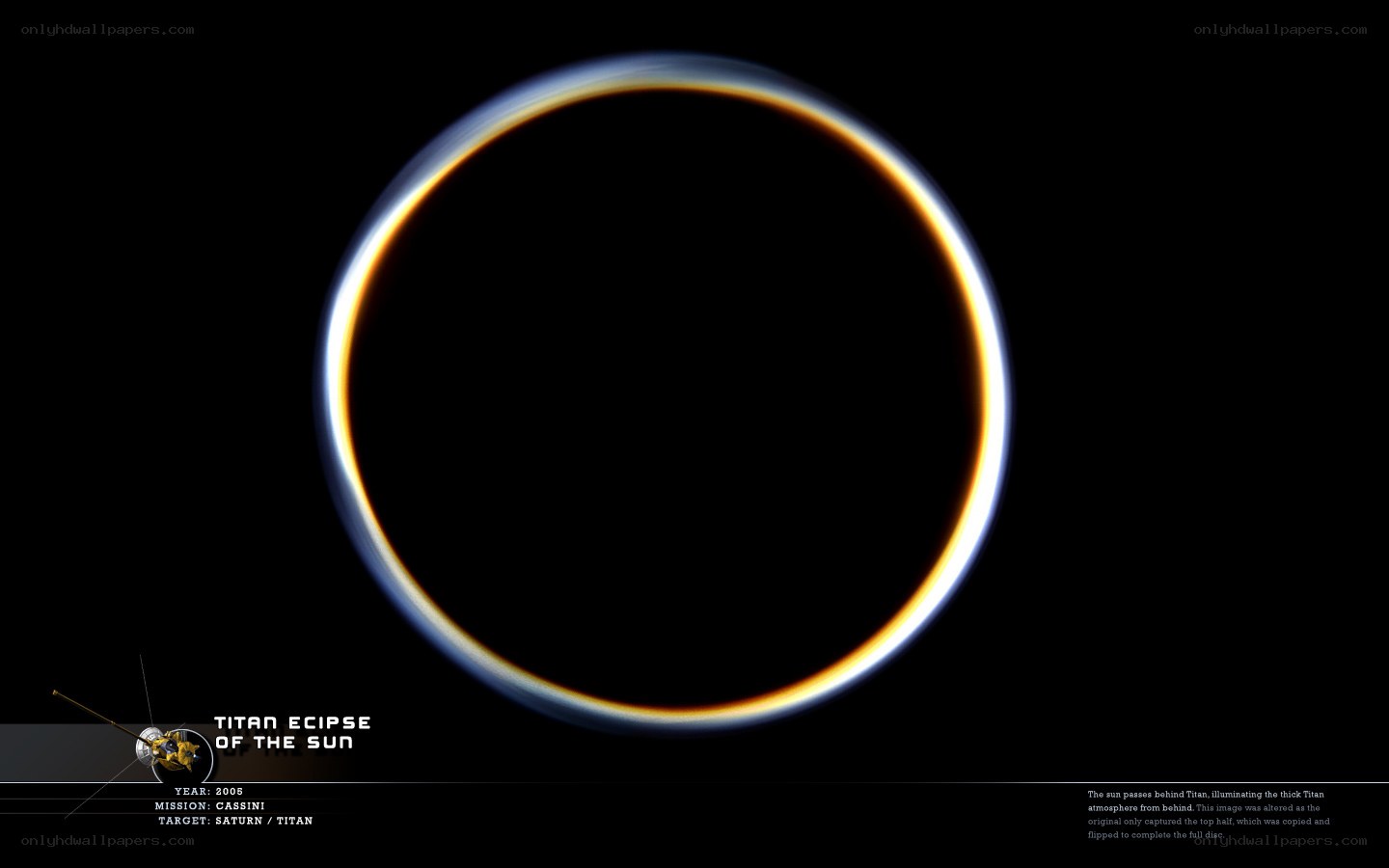 Titan eclipse of the sun