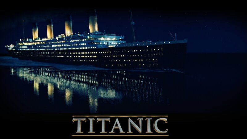 Titanic at night
