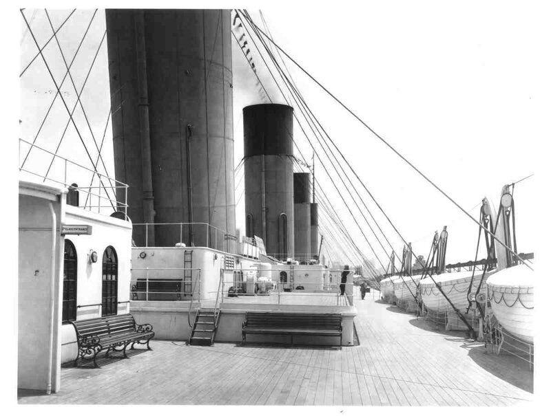 Titanic deck view