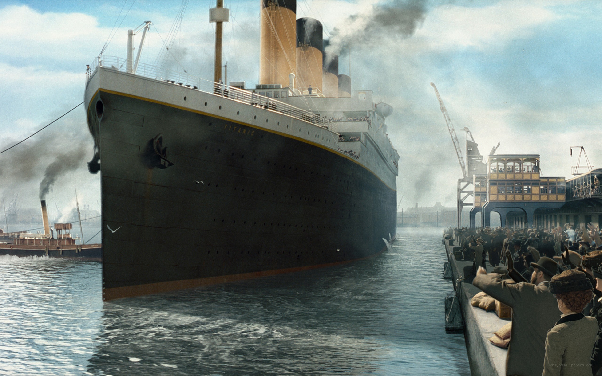 Titanic departing port