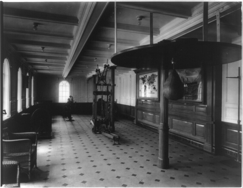 Titanic gymnasium interior