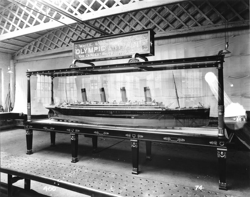 Titanic model display