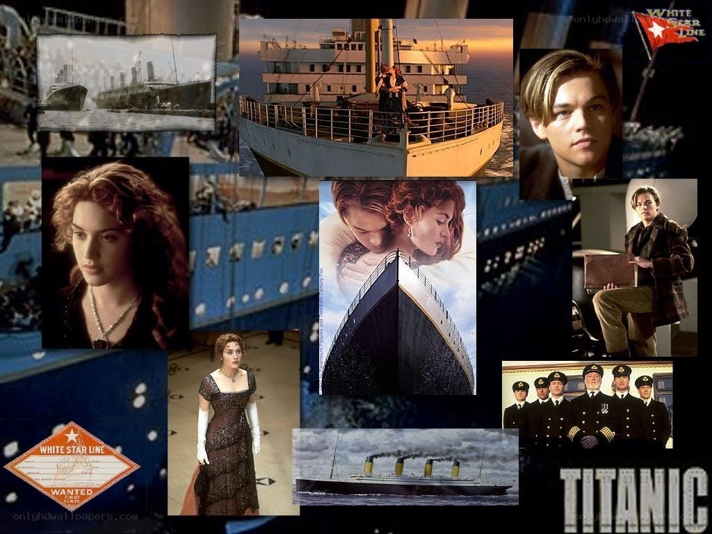 Titanic movie collage