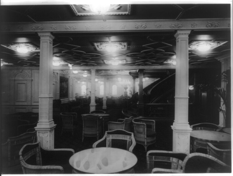 Titanic's D Deck lounge