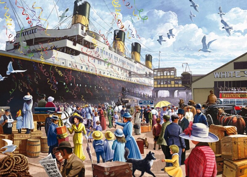 Titanic Ship Departure