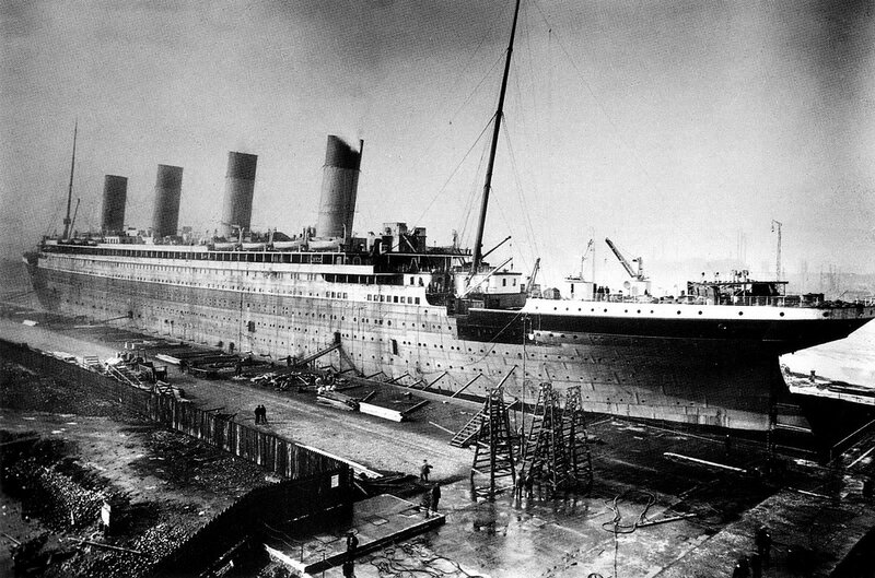 Titanic Ship in Dry Dock