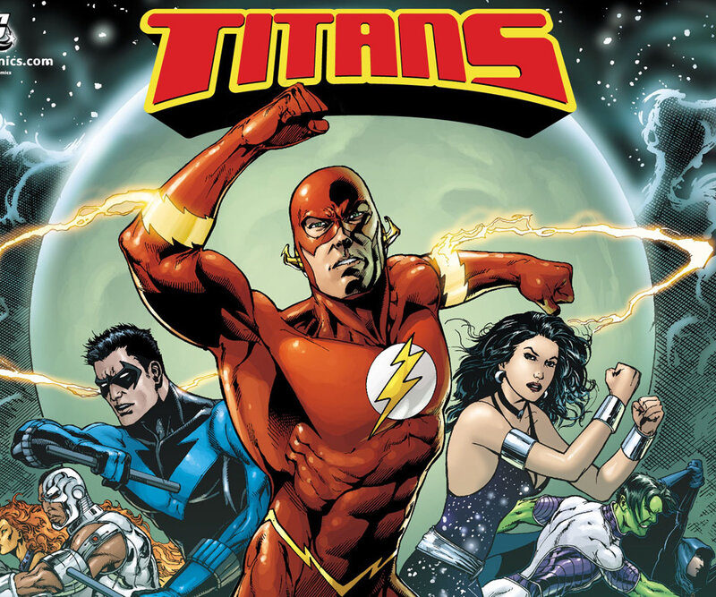 Titans comic book cover