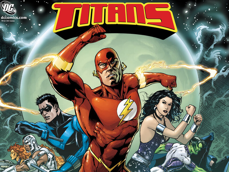 Titans comic book cover