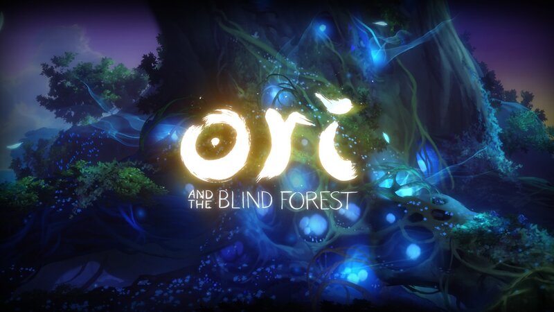 Title Card of a Game — Blue