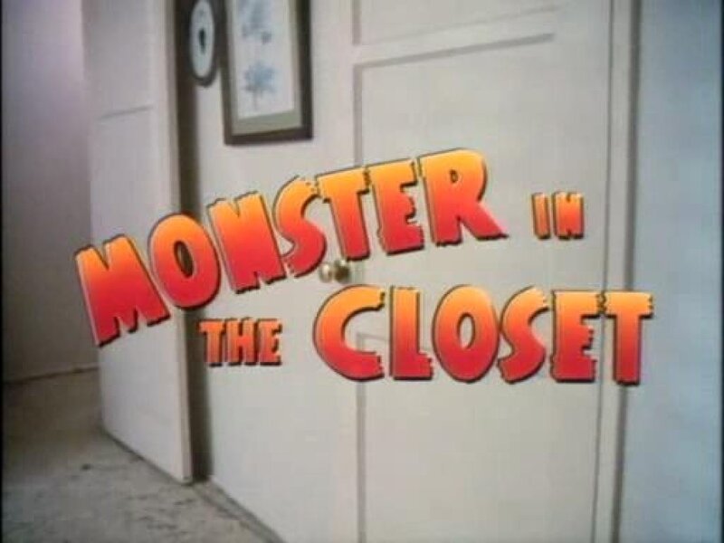 Title Card on Closet Door